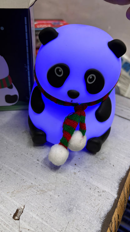 Magical Touch Panda Lamp – Rechargeable Color-Changing Silicone Light