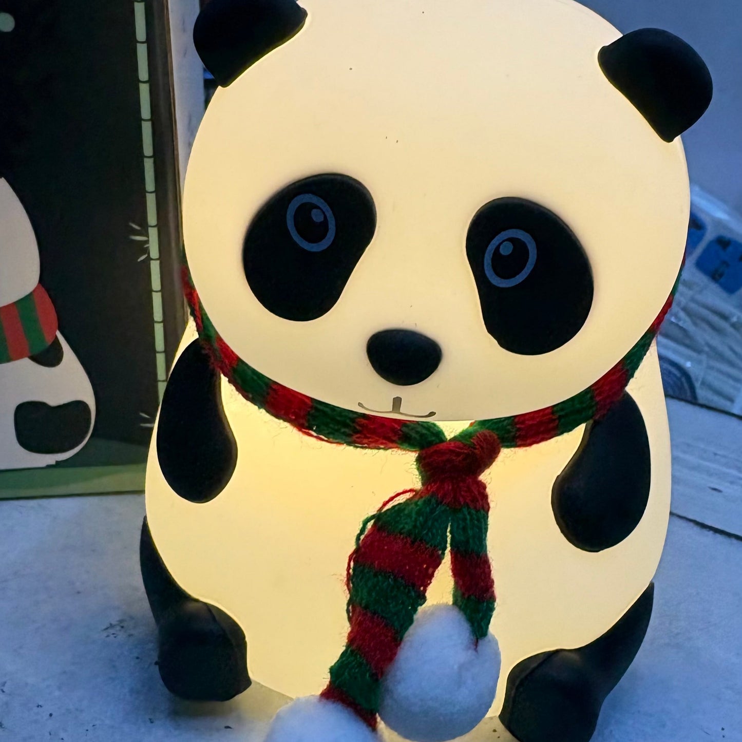 Magical Touch Panda Lamp – Rechargeable Color-Changing Silicone Light