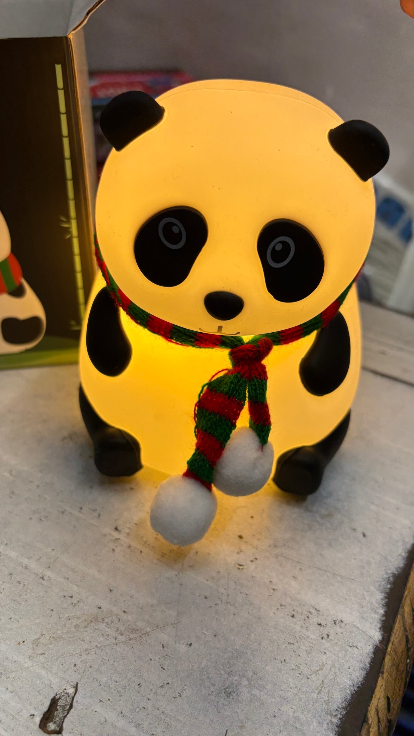 Magical Touch Panda Lamp – Rechargeable Color-Changing Silicone Light