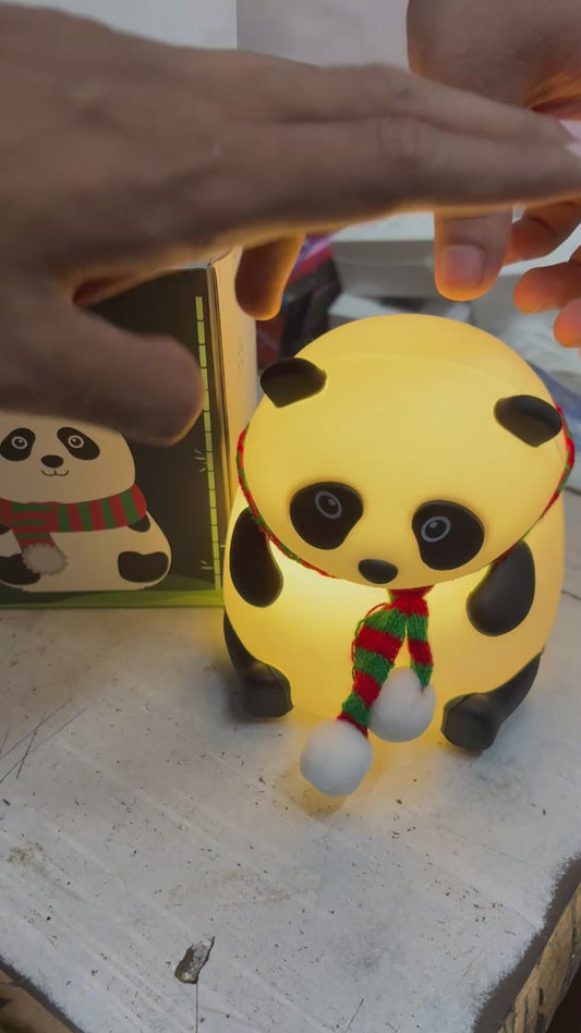 Magical Touch Panda Lamp – Rechargeable Color-Changing Silicone Light