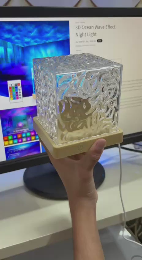 3D Ocean Wave Effect Night Light